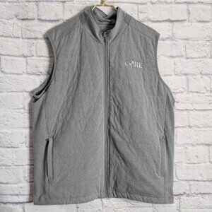 Holderness and Bourne Perry Vest XL Heather Gray Golf Fleece Athletic Outdoors